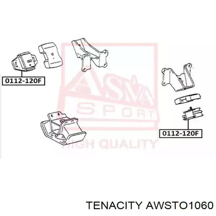 Купить AWSTO1060 Tenacity Подвеска двигателя (силового агрегата)