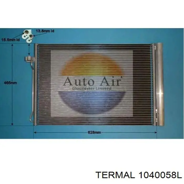1040058L Termal радиатор кондиционера
