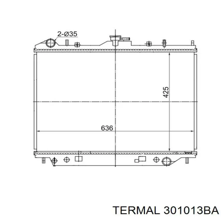 Радиатор 301013BA Termal