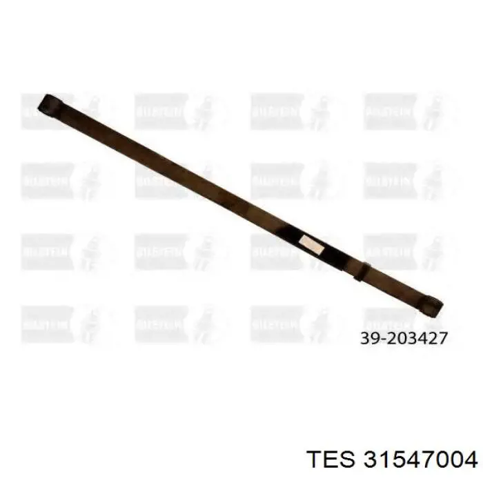 Лист рессоры задней 4-й 407-410 TES 31547004