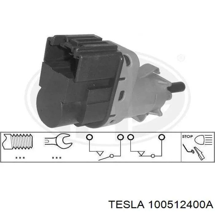 Датчик включения стопсигнала 100512400A Tesla