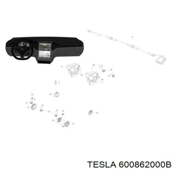 Купить 600862000B Tesla 