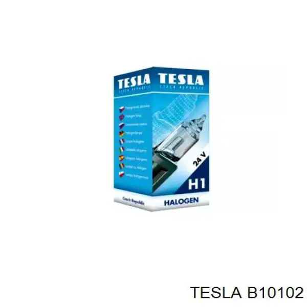 Галогенная автолампа Tesla H1 P14,5s 24V B10102