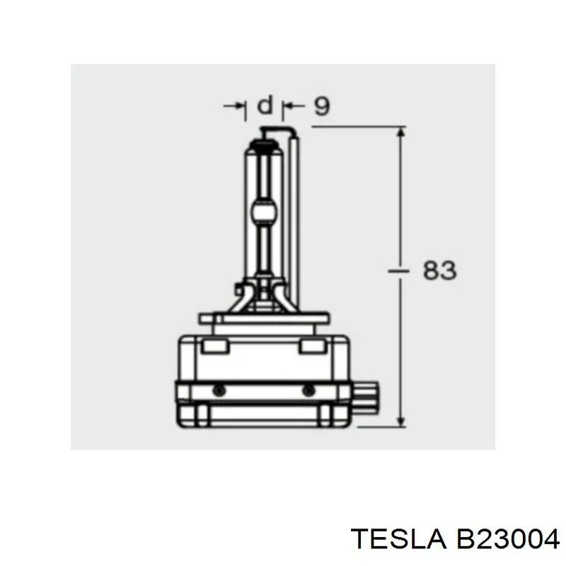 Ксенон Tesla B23004 цена, от 46.32 USD