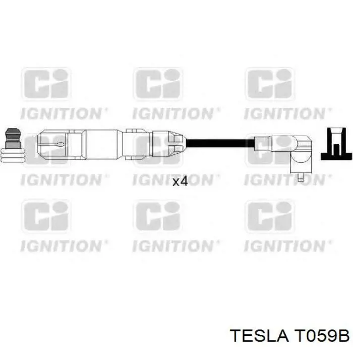 Провода зажигания Tesla T059B цена, от 24.55 USD