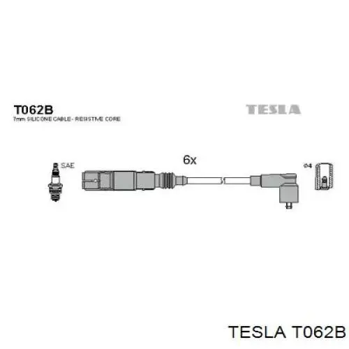 Провода зажигания Tesla T062B цена, от 37.92 USD