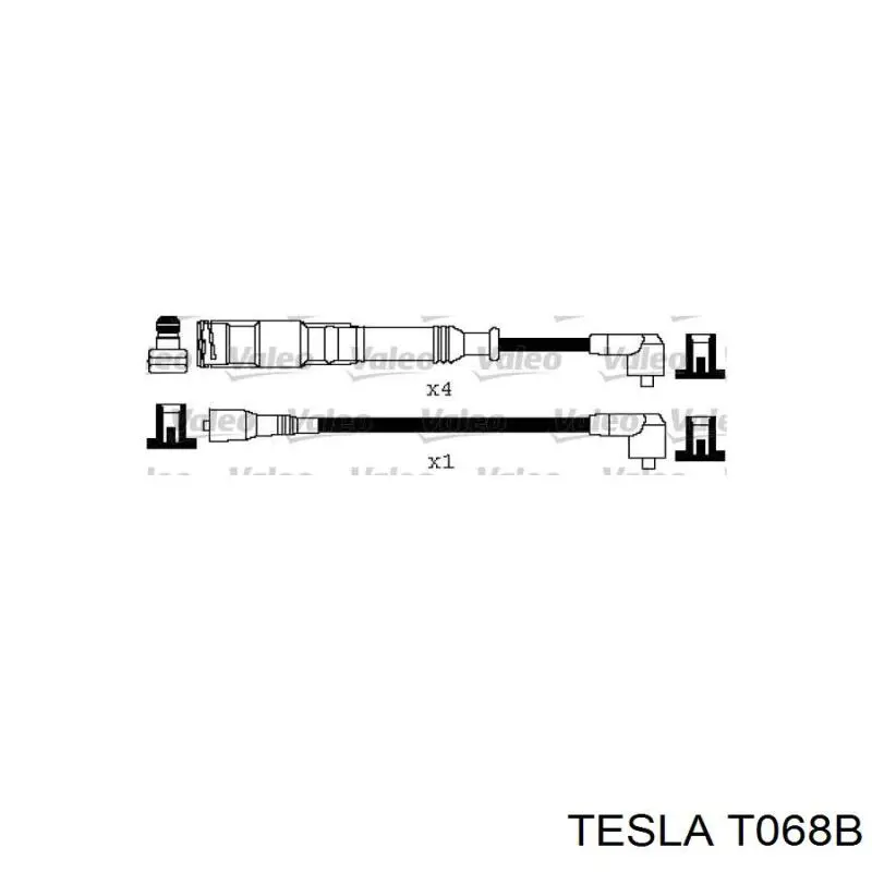 T068B Tesla высоковольтные провода
