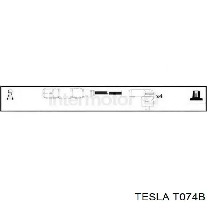 T074B Tesla высоковольтные провода