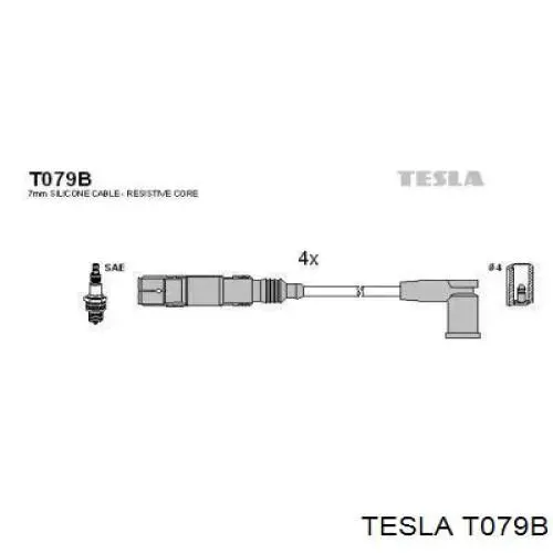 T079B Tesla высоковольтные провода
