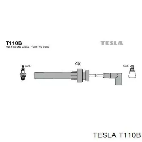 Купить T110B Tesla Провода высокого напряжения