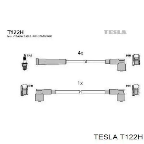 Высоковольтные провода T122H Tesla