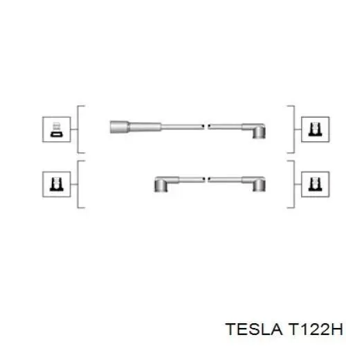 Провода зажигания Tesla T122H цена, от 15.42 USD
