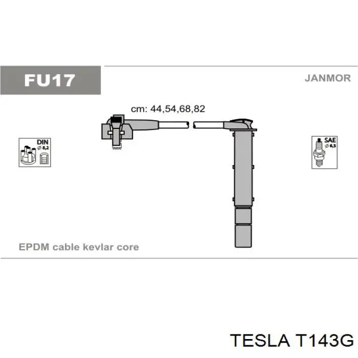 Провода зажигания Tesla T143G цена, от 33.21 USD
