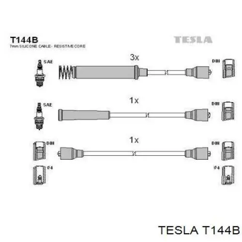 T144B Tesla высоковольтные провода