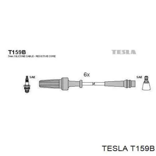 Высоковольтные провода T159B Tesla