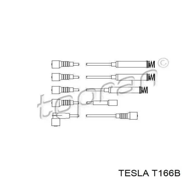 Купить T166B Tesla Провода высокого напряжения