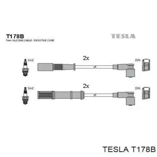 T178B Tesla высоковольтные провода