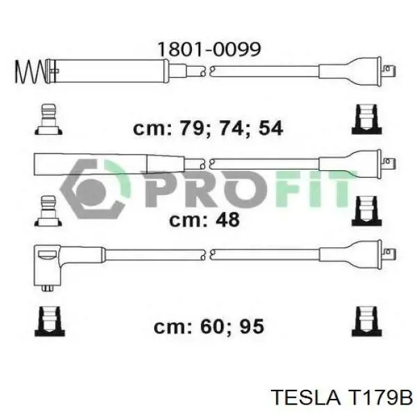 Провода зажигания Tesla T179B цена, от 15.64 USD