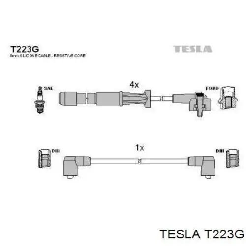 Провода зажигания Tesla T223G цена, от 41.20 USD