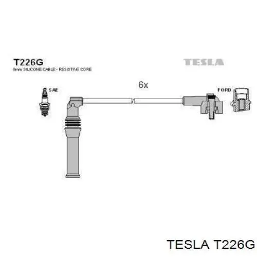 T226G Tesla высоковольтные провода