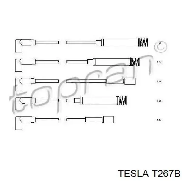 T267B Tesla Провода высоковольтные