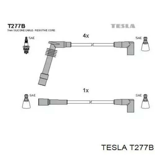 Высоковольтные провода T277B Tesla