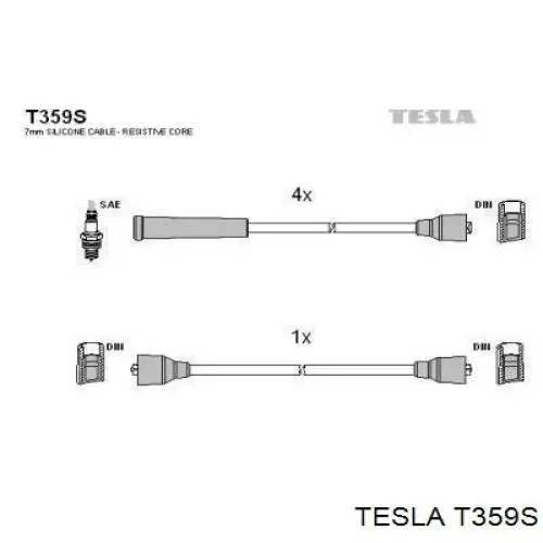 Провода зажигания Tesla T359S цена, от 12.26 USD