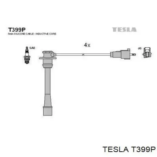 T399P Tesla высоковольтные провода