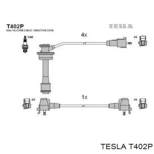 Высоковольтные провода 9091921524 Toyota