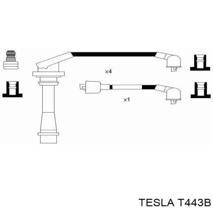 T443B Tesla высоковольтные провода