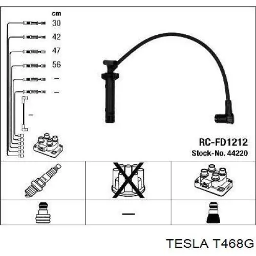 T468G Tesla высоковольтные провода