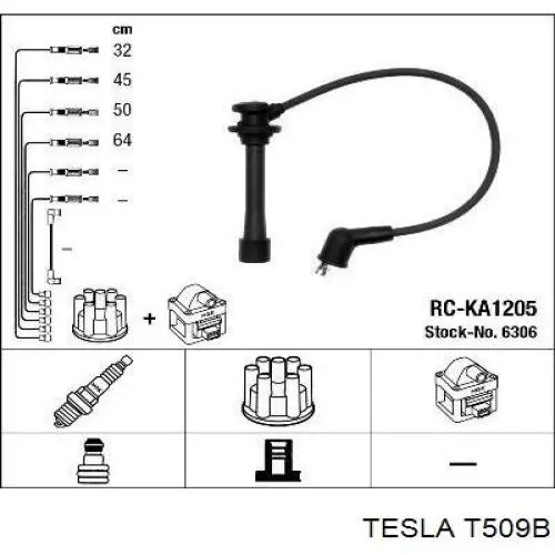 T509B Tesla Провода высоковольтные