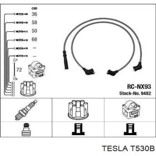 Высоковольтные провода T530B Tesla