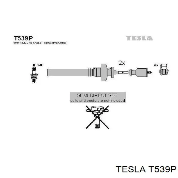Купить T539P Tesla Провода высокого напряжения