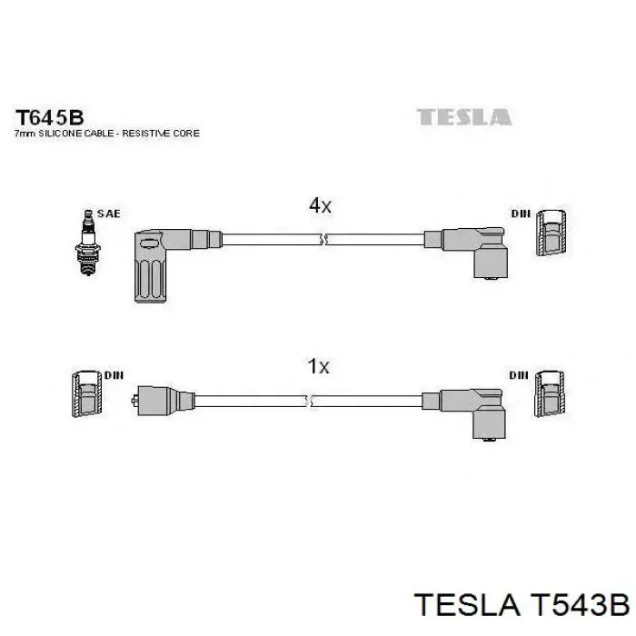  T543B Tesla