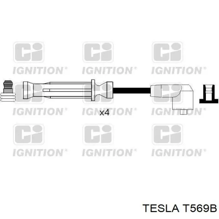 Провода зажигания Tesla T569B цена, от 31.93 USD