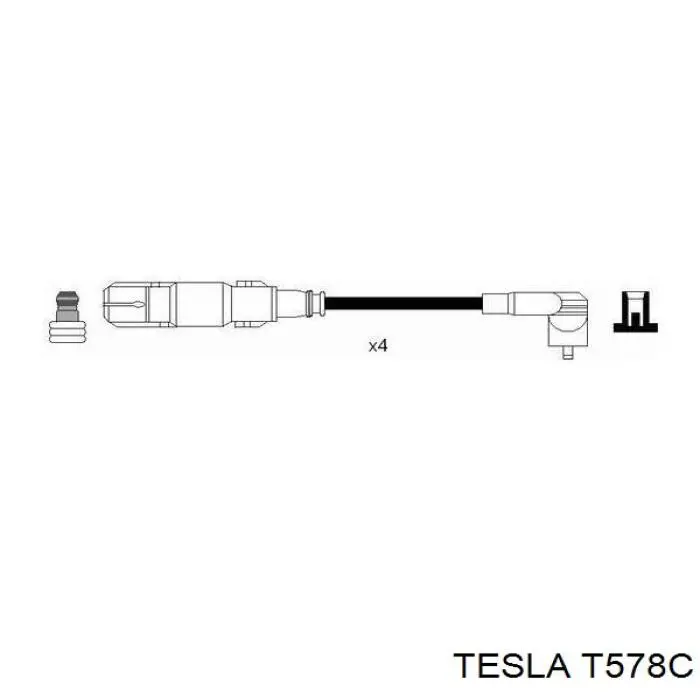 T578C Tesla высоковольтные провода
