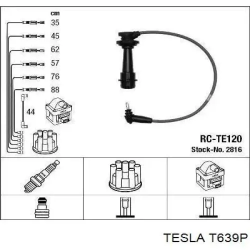 Высоковольтные провода T639P Tesla