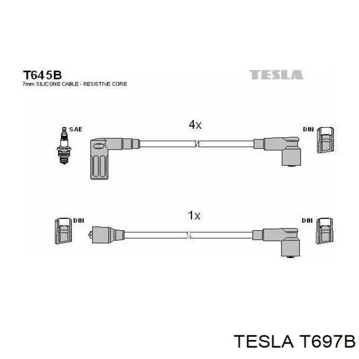 Бронепровода Tesla T697B