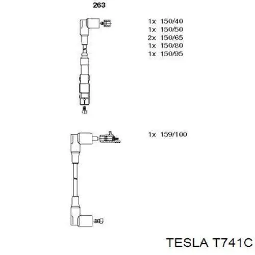 Провода зажигания Tesla T741C цена, от 78.98 USD