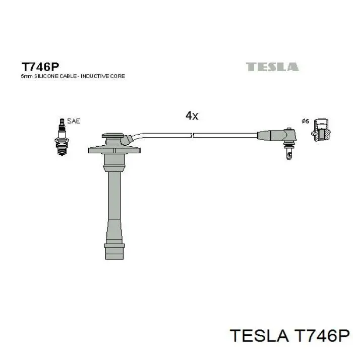 Tesla провода высоковольтные