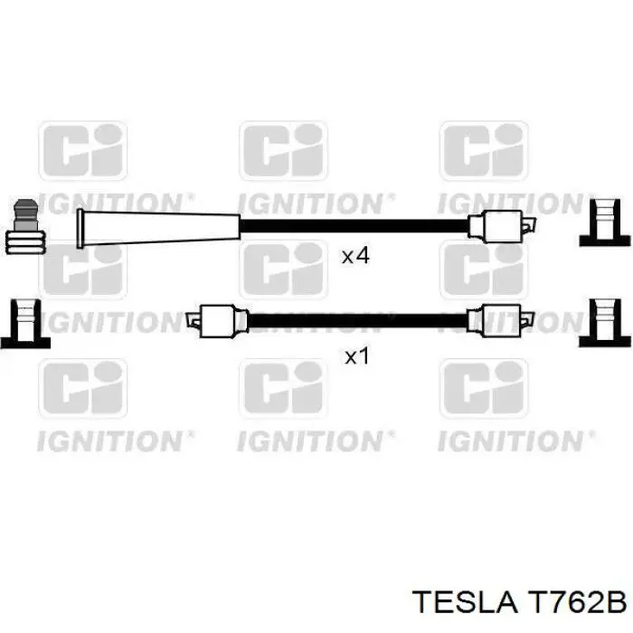 T762B Tesla высоковольтные провода