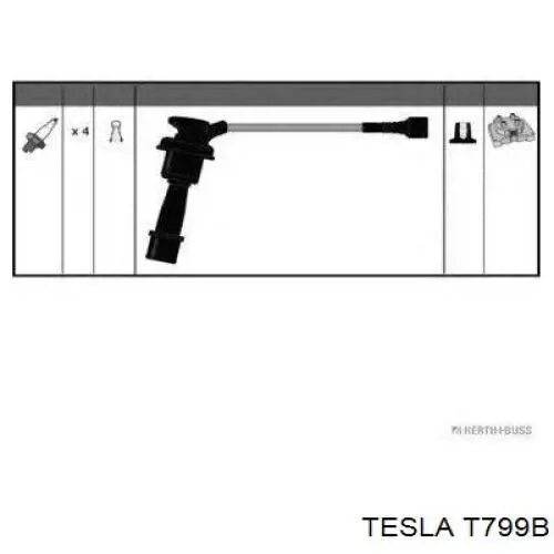 T799B Tesla Провода высоковольтные
