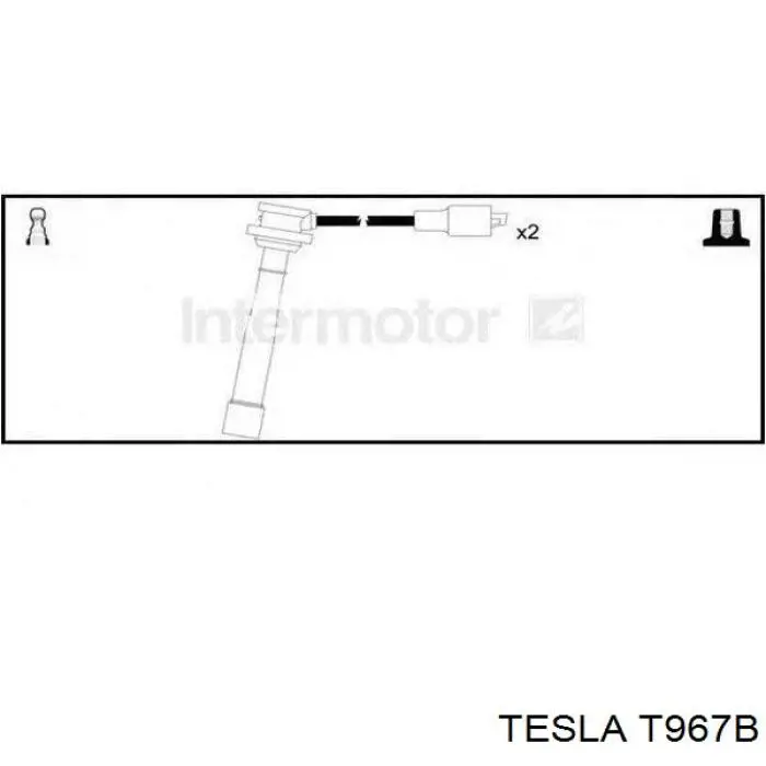 Высоковольтные провода T967B Tesla