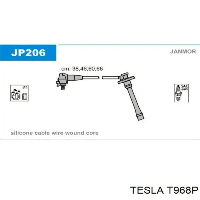 T968P Tesla Провода высоковольтные