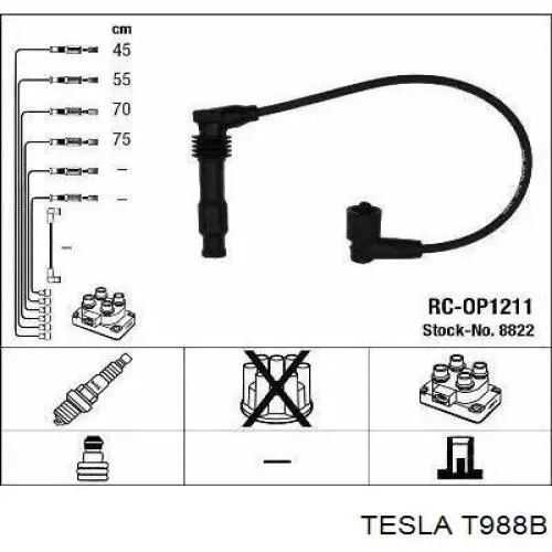 T988B Tesla Провода высоковольтные