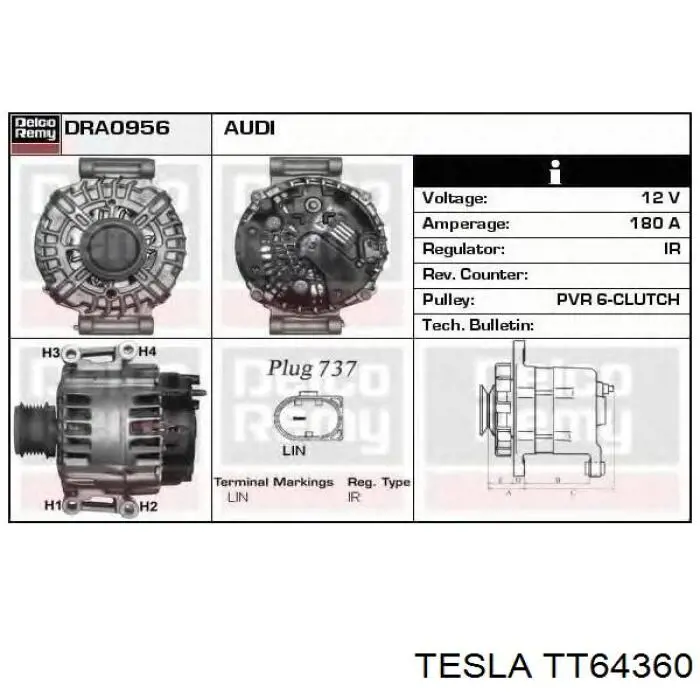 Генератор TT64360 Tesla