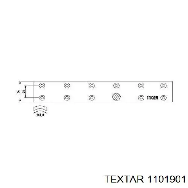 Купить 6014237810 Mercedes Задние барабанные тормозные колодки