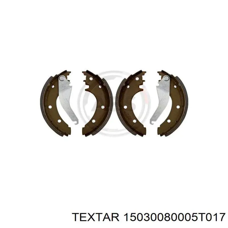 15030080005T017 Textar Накладка тормозная задняя (TRUCK)