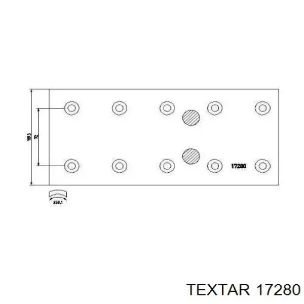 6734212731 Mercedes Передние тормозные колодки барабанные
